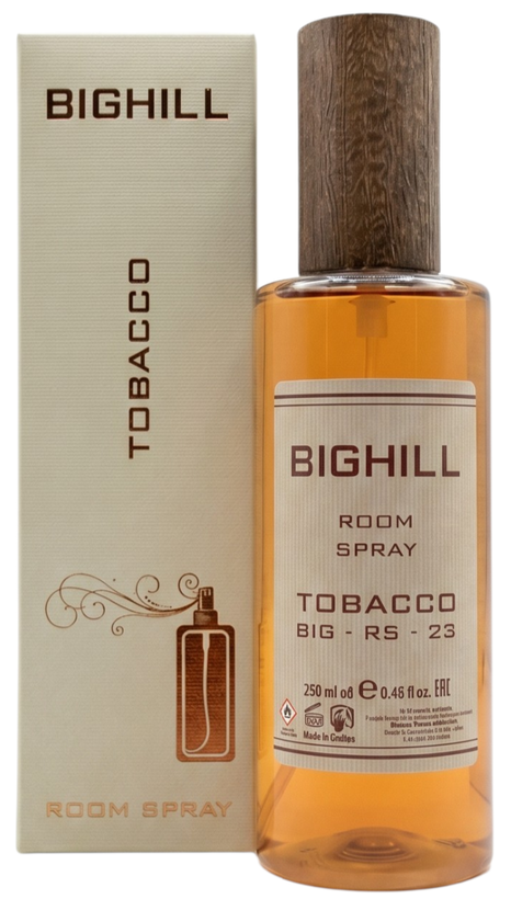 اسپری خوشبو کننده هوا بیگهیل BIGHILL کد big-rs-۲۳ رایحه Tobacco