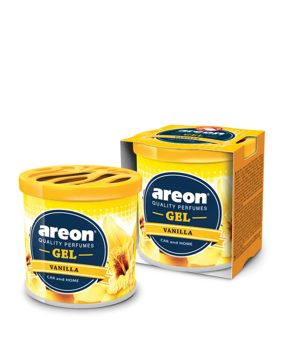 خوشبو کننده خودرو آرئون AREON مدل GEL رایحه وانیل VANILLA