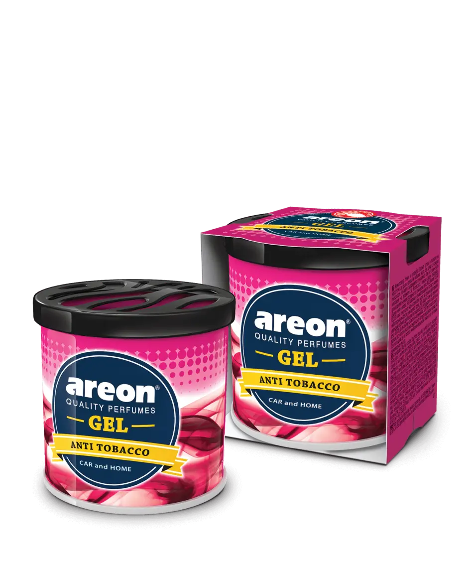 خوشبو کننده خودرو آرئون AREON مدل GEL رایحه آنتی توباکو