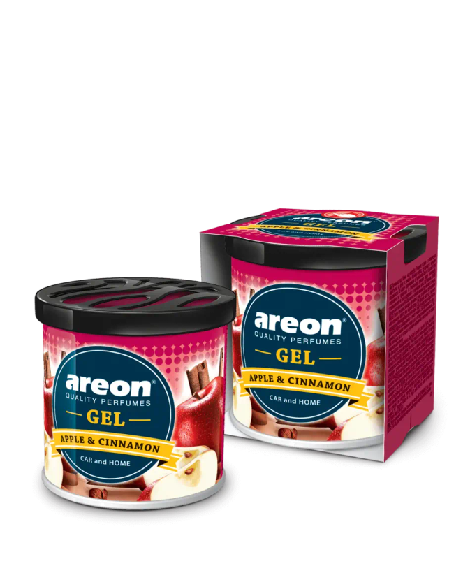 خوشبو کننده خودرو آرئون AREON مدل GEL رایحه سیب و دارچین