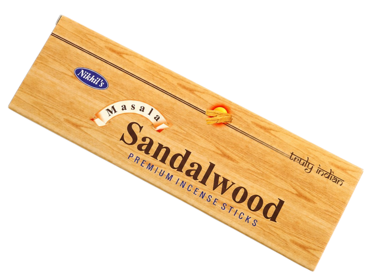عود دست ساز چوب صندل Sandal Wood برند نیخیل NIKHIL