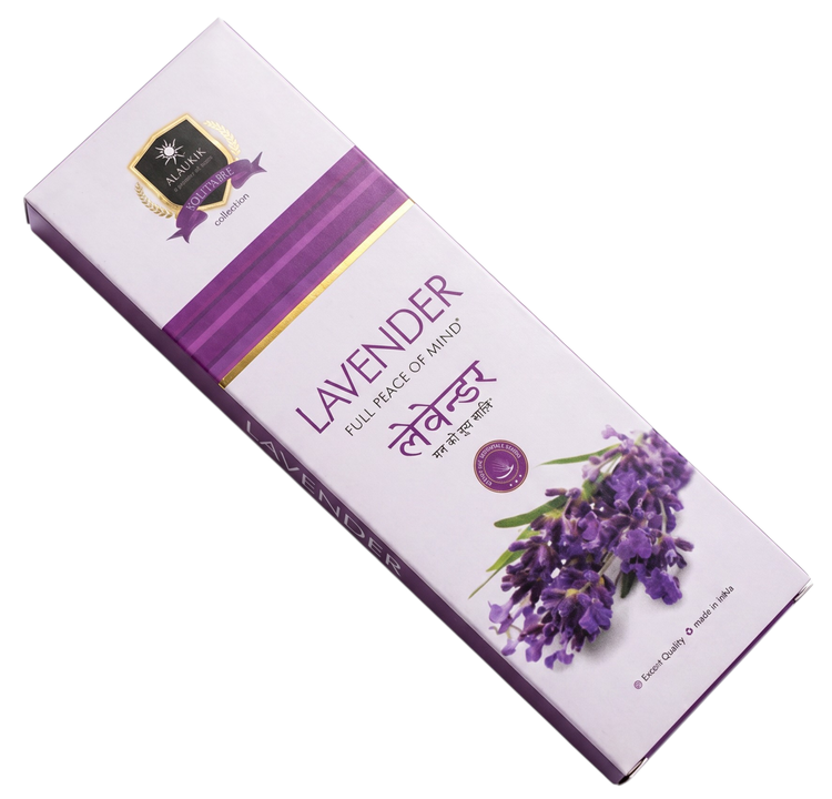 عود دست ساز لوندر Lavender برند آلوکیک Alaukik