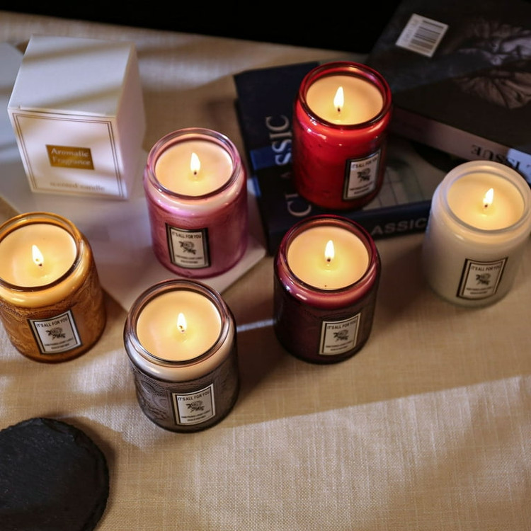 شمع معطر دست ساز وارداتی رایحه مریم گلی و چای Sage & Tea
