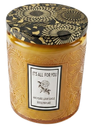شمع معطر دست ساز وارداتی رایحه گلابی و فریزیا Pear & Freesia