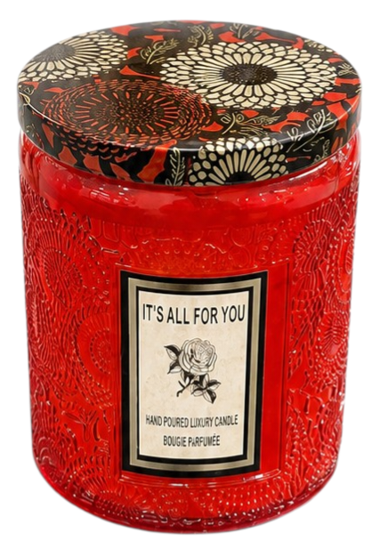 شمع معطر دست ساز وارداتی رایحه رز و چوب صندل Rose & Sandalwood