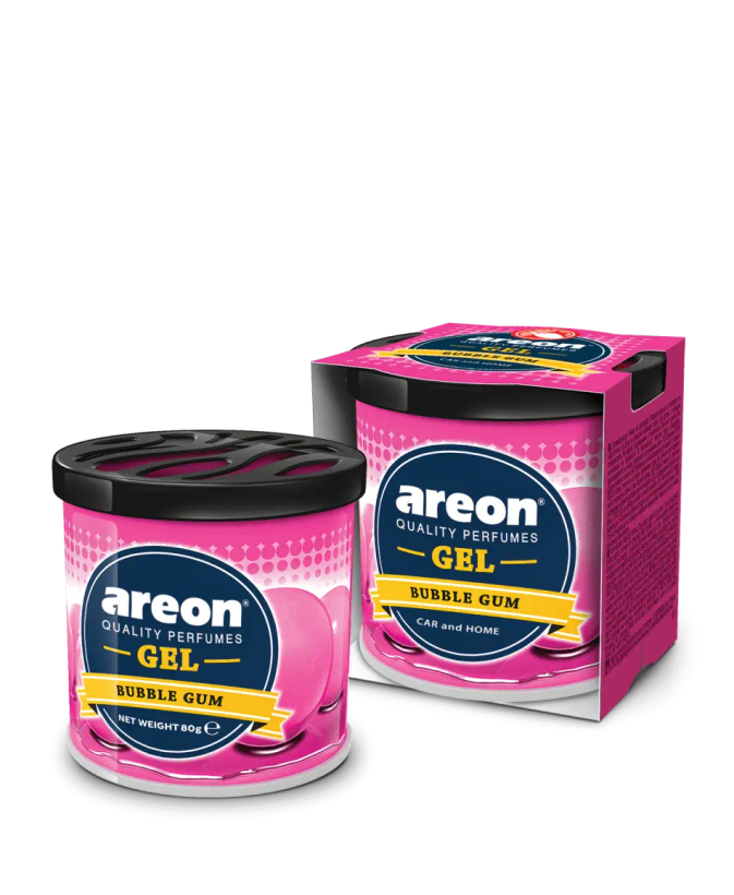 خوشبو کننده خودرو آرئون AREON مدل GEL رایحه آدامس Bubble Gum