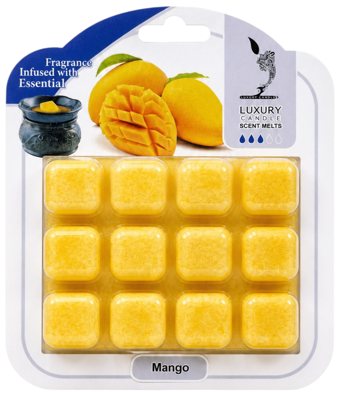 اسانس خوشبو کننده هوا جامد برند Luxury Candle مناسب اسانس سوز رایحه انبه Mango