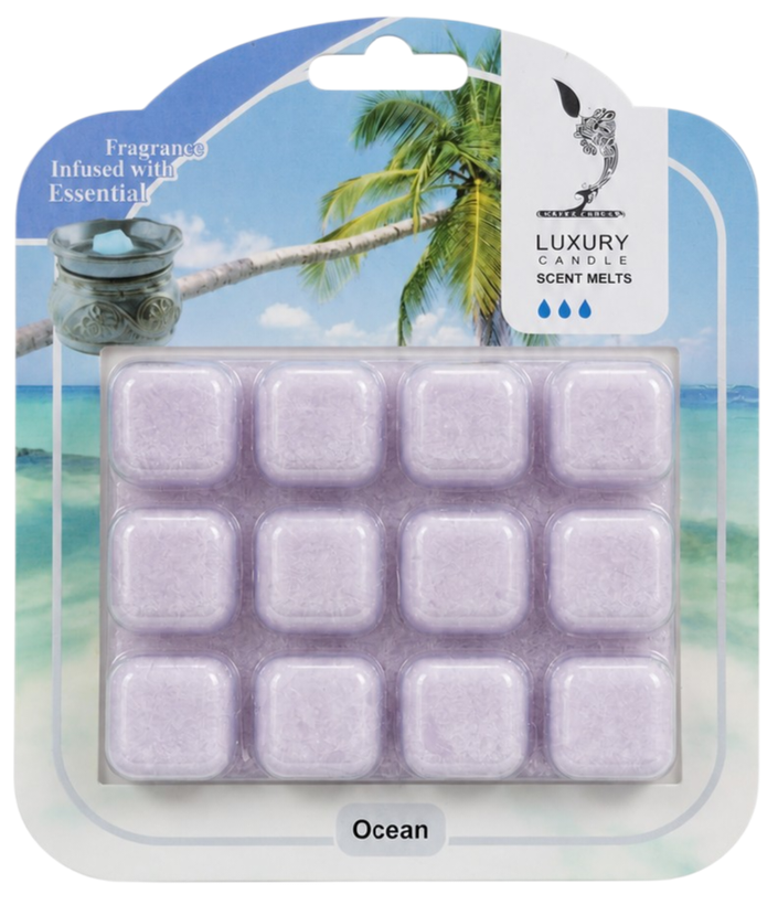 اسانس خوشبو کننده هوا جامد برند Luxury Candle مناسب اسانس سوز رایحه اقیانوس Ocean