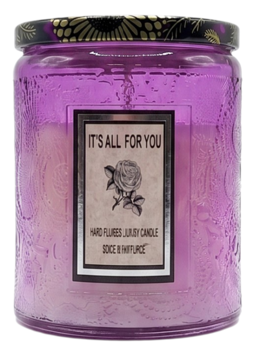شمع معطر دست ساز وارداتی رایحه لوندر فرانسوی French Lavender