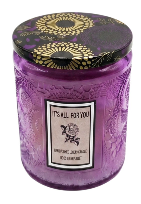 شمع معطر دست ساز وارداتی رایحه لوندر فرانسوی French Lavender