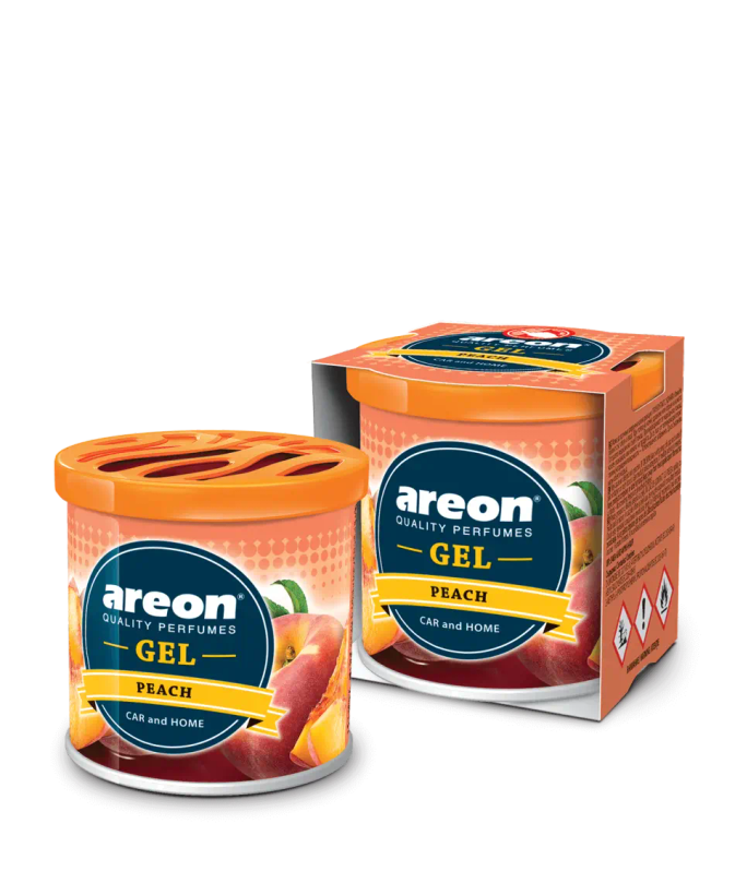 خوشبو کننده خودرو آرئون AREON مدل GEL رایحه هلو PEACH