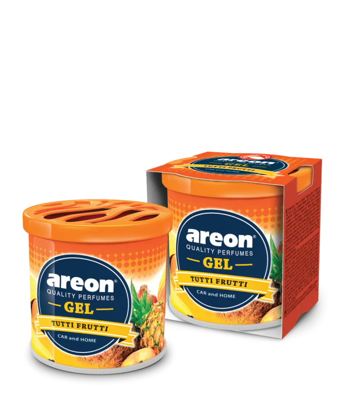 خوشبو کننده خودرو آرئون AREON مدل GEL رایحه توتی فروتی TUTTI FRUTTI