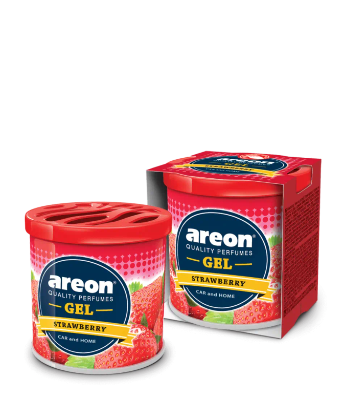 خوشبو کننده خودرو آرئون AREON مدل GEL رایحه توت فرنگی STRAWBERRY