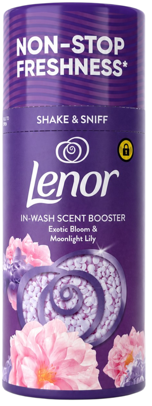 خوشبو کننده لباس لنور مدل بوستر رایحه اگزوتیک و گل شب بو Exotic Bloom & Moonlight Lily