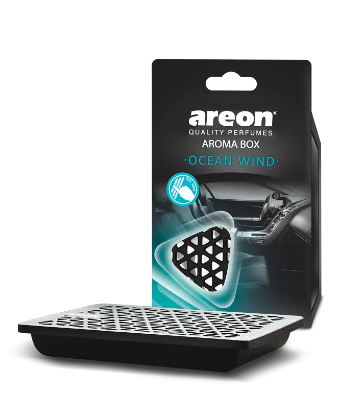 خوشبو کننده خودرو آرئون AREON مدل AROMA BOX رایحه باد اقیانوس Ocean Wind
