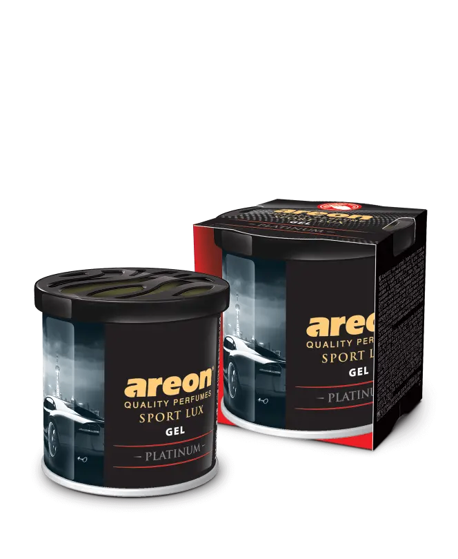 خوشبو کننده خودرو آرئون AREON مدل GEL SPORT LUX رایحه پلاتینیوم Platinum