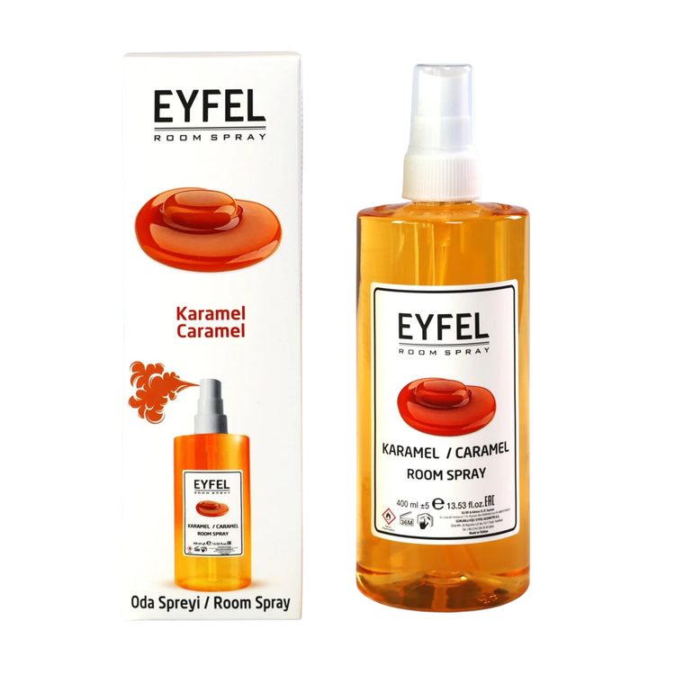 اسپری خوشبو کننده هوا 400 میل ایفل EYFEL رایحه کارامل Caramel