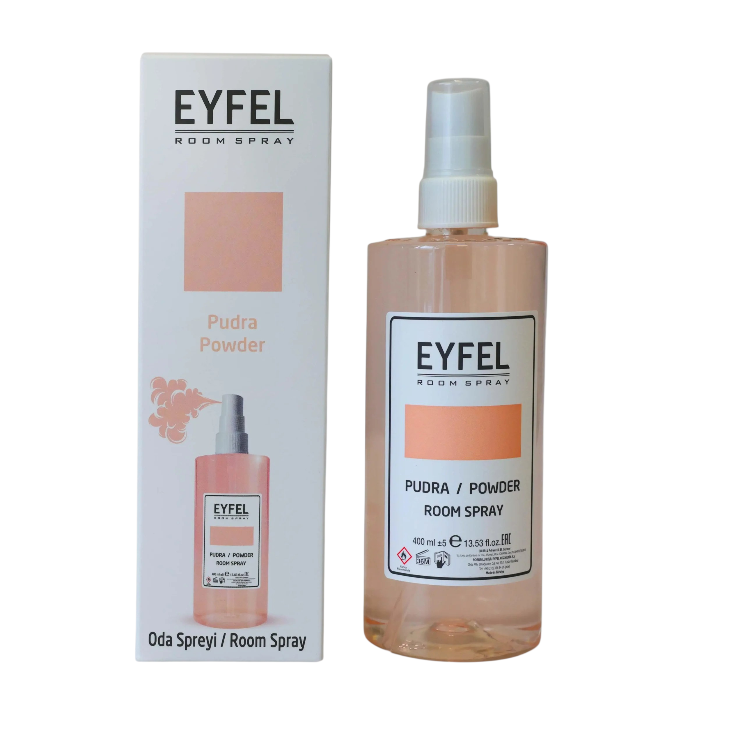 اسپری خوشبو کننده هوا 400 میل ایفل EYFEL رایحه پودر Powder