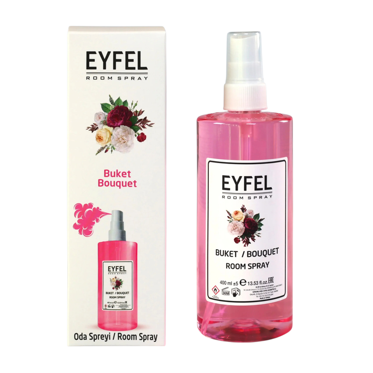 اسپری خوشبو کننده هوا 400 میل ایفل EYFEL رایحه دسته گل Bouquet