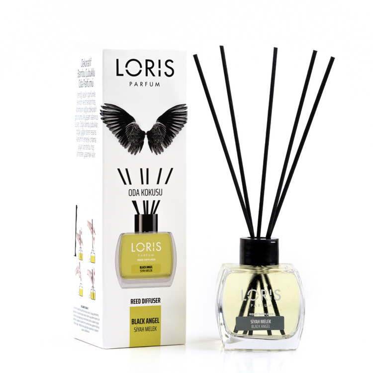 خوشبو کننده هوا لوریس Loris رایحه ملک سیاه Black Angel