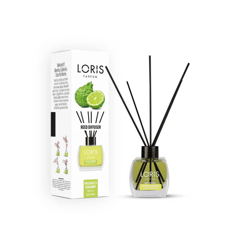 خوشبو کننده هوا لوریس Loris رایحه پاچولی و برگاموت Patchouli & Bergamot