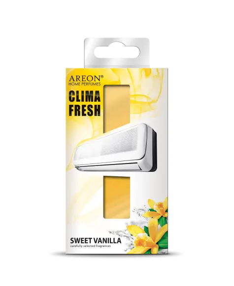 خوشبو کننده کولر گازی اسپیلت مدل کلیما فرش Clima Fresh آرئون AREON رایحه Sweet Vanilla