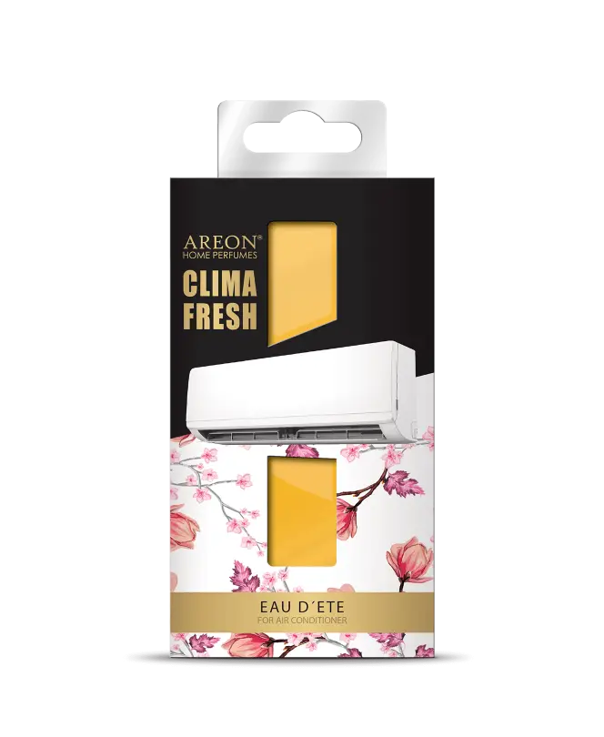 خوشبو کننده کولر گازی اسپیلت لوکس مدل کلیما فرش Clima Fresh آرئون AREON رایحه Eau D'ete