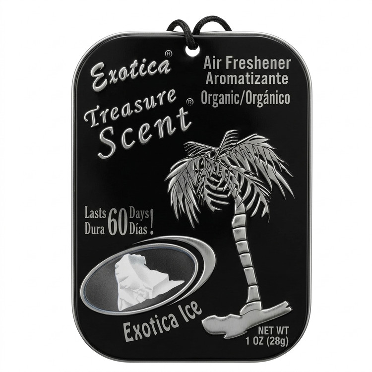 خوشبو کننده خودرو اگزوتیکا کشوئی Exotica Treasure Scent رایحه یخ ICE