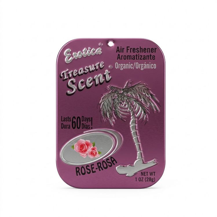 خوشبو کننده خودرو اگزوتیکا کشوئی Exotica Treasure Scent رایحه رز ROSE