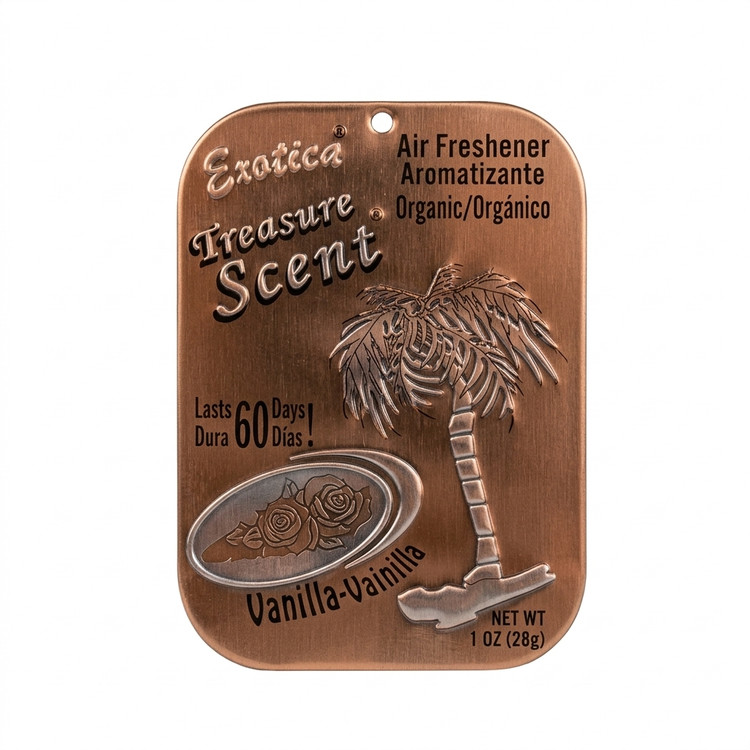 خوشبو کننده خودرو اگزوتیکا کشوئی Exotica Treasure Scent رایحه وانیل VANILLA