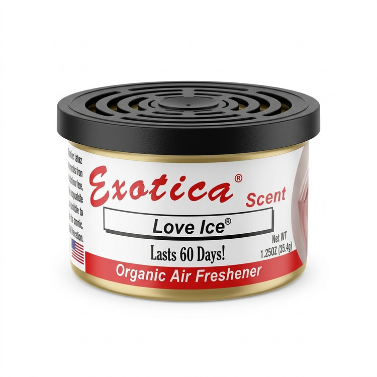 خوشبو کننده خودرو اگزوتیکا کن Exotica Ken رایحه قلب یخی Love Ice